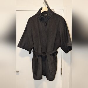 Kimono style coat with belt
